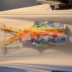 Tye-Dye Overalls (fits like a medium)